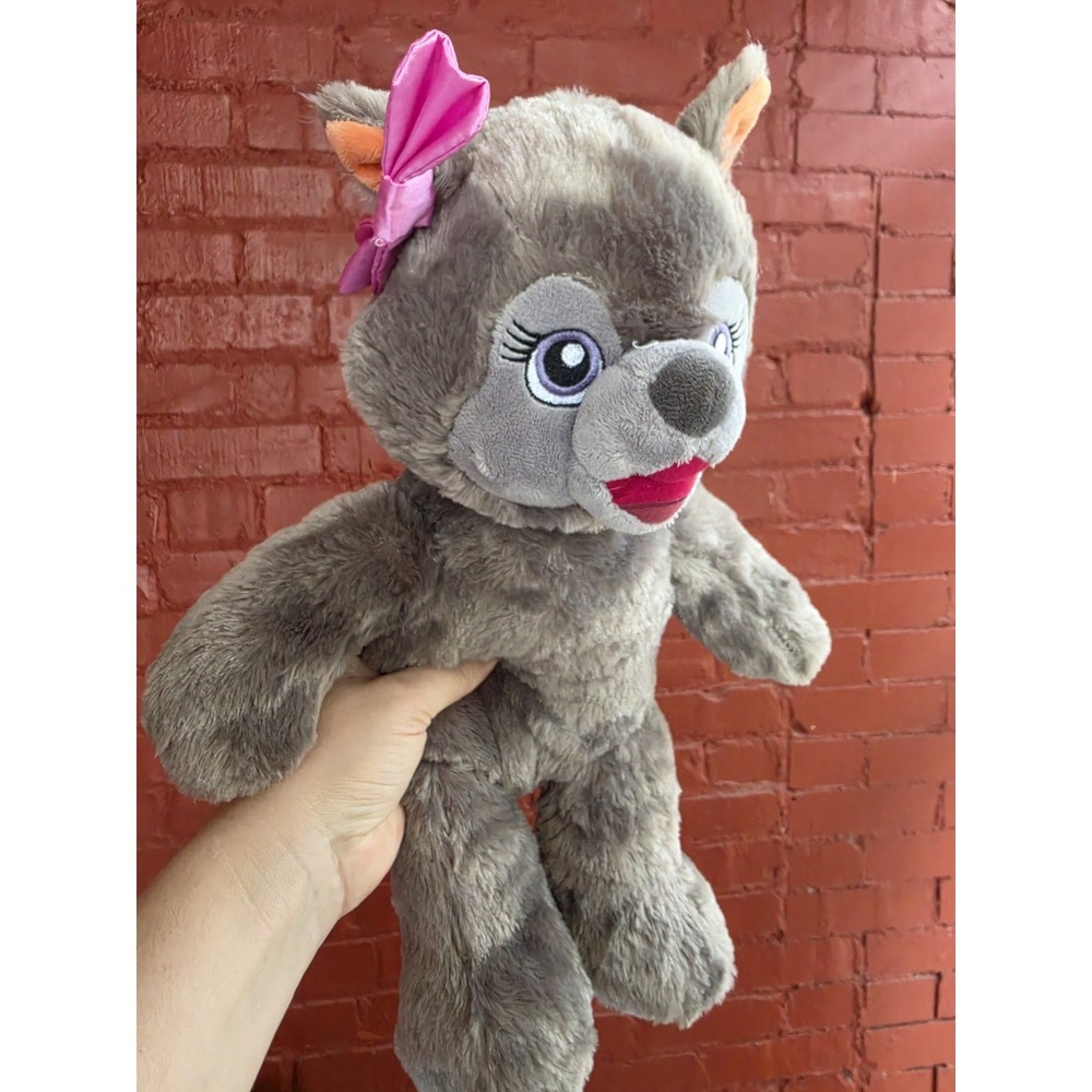 Build A Bear Wolf Lodge Plush Violet 16"